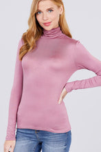 Cargar imagen en el visor de la galería, Turtle Neck Rayon Jersey Top
