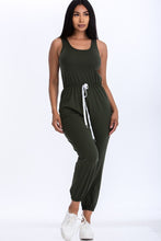 Cargar imagen en el visor de la galería, Elasticized Waist Jogger Jumpsuit
