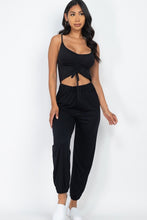 Cargar imagen en el visor de la galería, Front Ruched With Adjustable String Cami Casual/summer Jumpsuit
