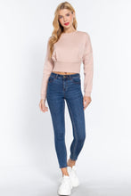 Cargar imagen en el visor de la galería, Dolman Slv Inner Fleece Terry Top
