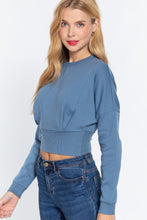 Cargar imagen en el visor de la galería, Dolman Slv Inner Fleece Terry Top
