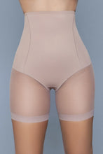 Cargar imagen en el visor de la galería, Nude High Waist Mesh Shorts Body Shaper With Waist Boning
