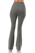 Load image into Gallery viewer, Folded High Waist Smooth Flare Yoga Pants
