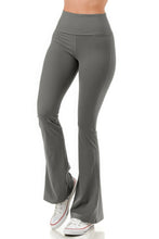 Load image into Gallery viewer, Folded High Waist Smooth Flare Yoga Pants
